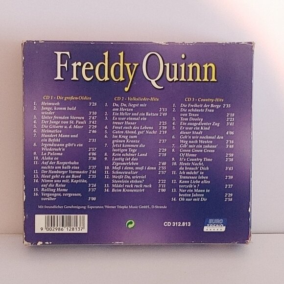 FREDDY QUINN Meine Größte Hits 3CD Set COUNTRY OLDIES VOLKSLIEDER-PARADE - Picture 2 of 4